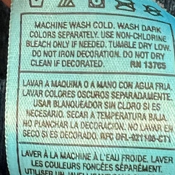 Vintage 90s Blue Sweatshirt with Embossed Lizard Size 2XL Southwestern Unisex - Picture 9 of 9